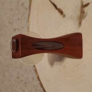 Handcraft House Wood Suction Cup Hanging Single Flower Bud Vase